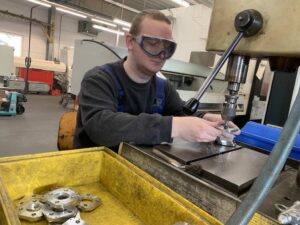 Arbeitsplatz in der Werkstatt