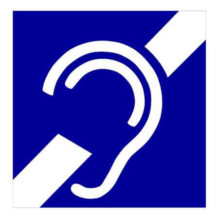 Symbol für Taubheit